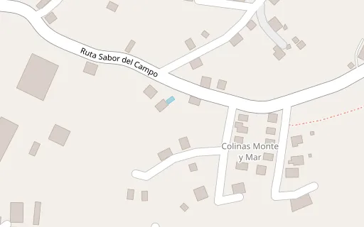 Map showing Centro Parroquial