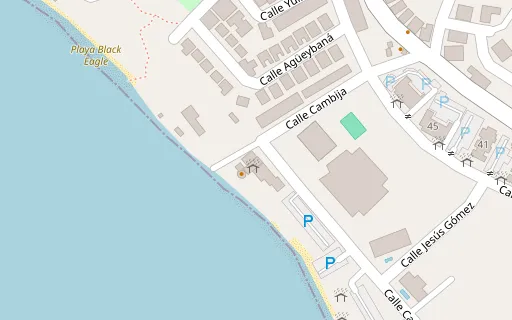 Map showing Rincón Ride